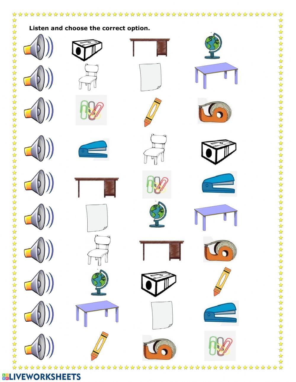 School objects School objects