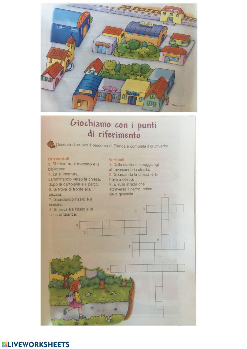 Cruciverba sui punti di riferimento