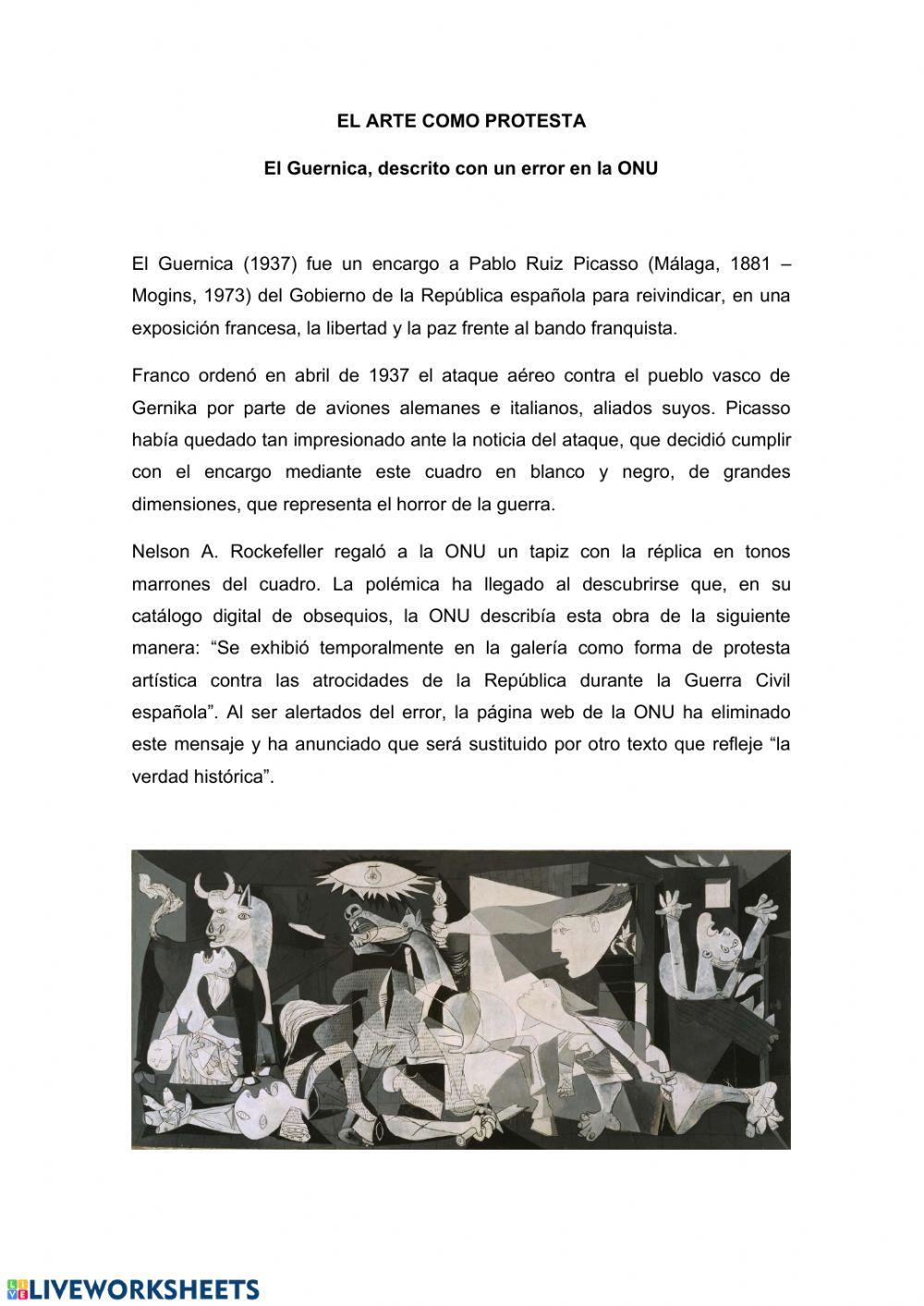 Comprensión 3 Comprensión 3