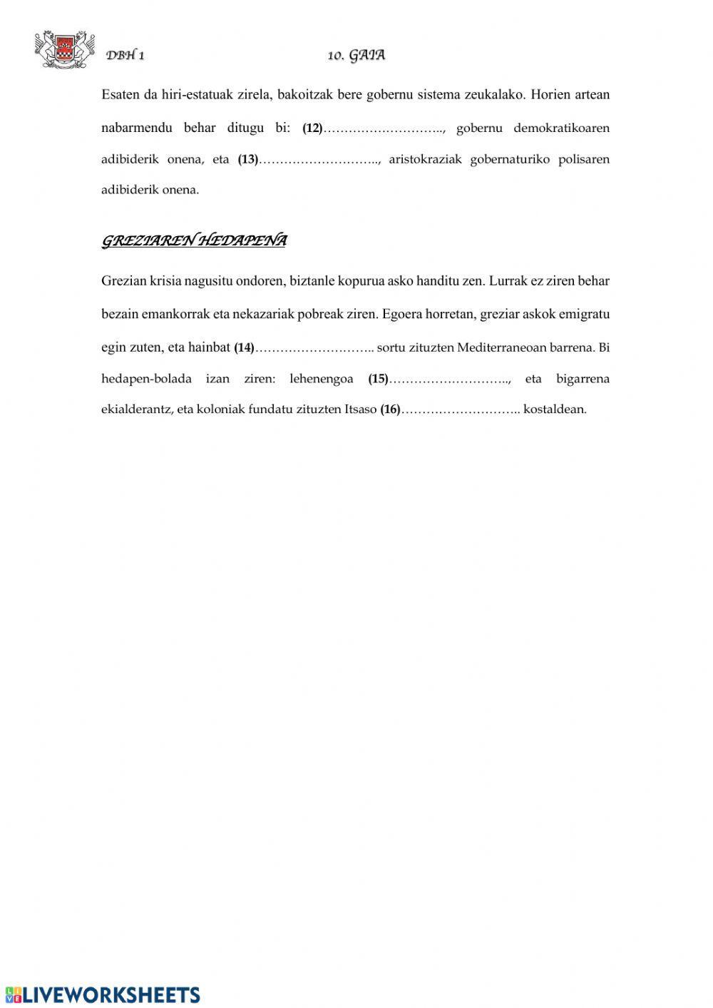 Greziar zibilizazioa (1)