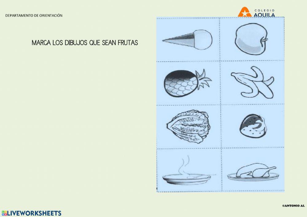Las frutas 3 paginas