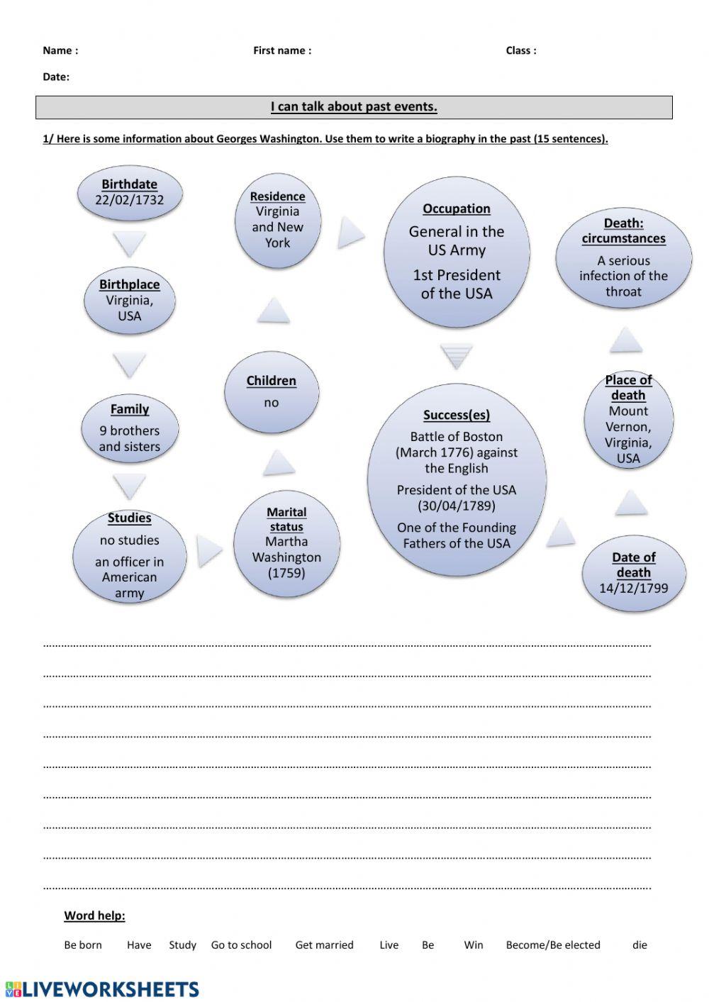 I can talk about the past