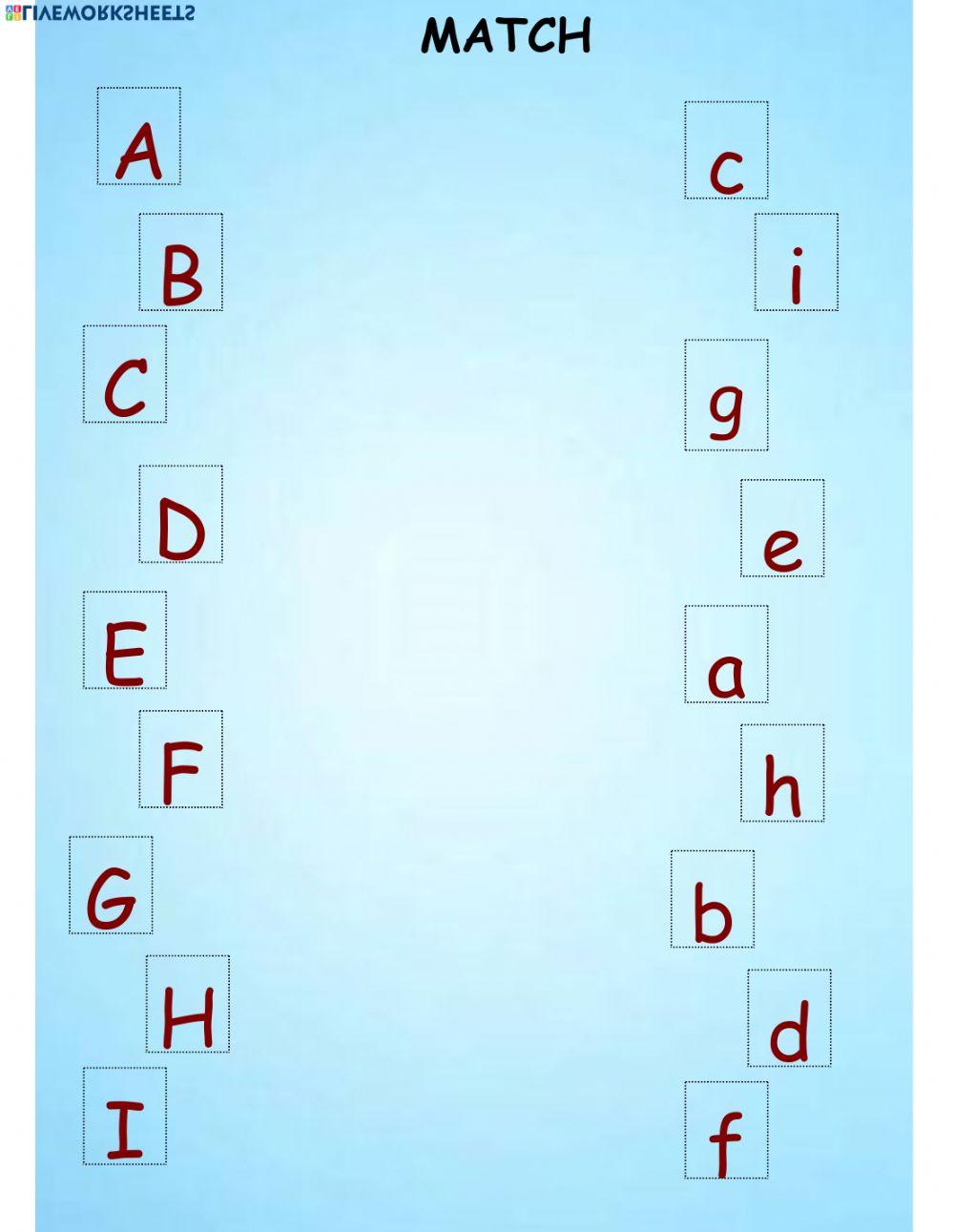 LETTERS Aa - Ii LETTERS Aa - Ii