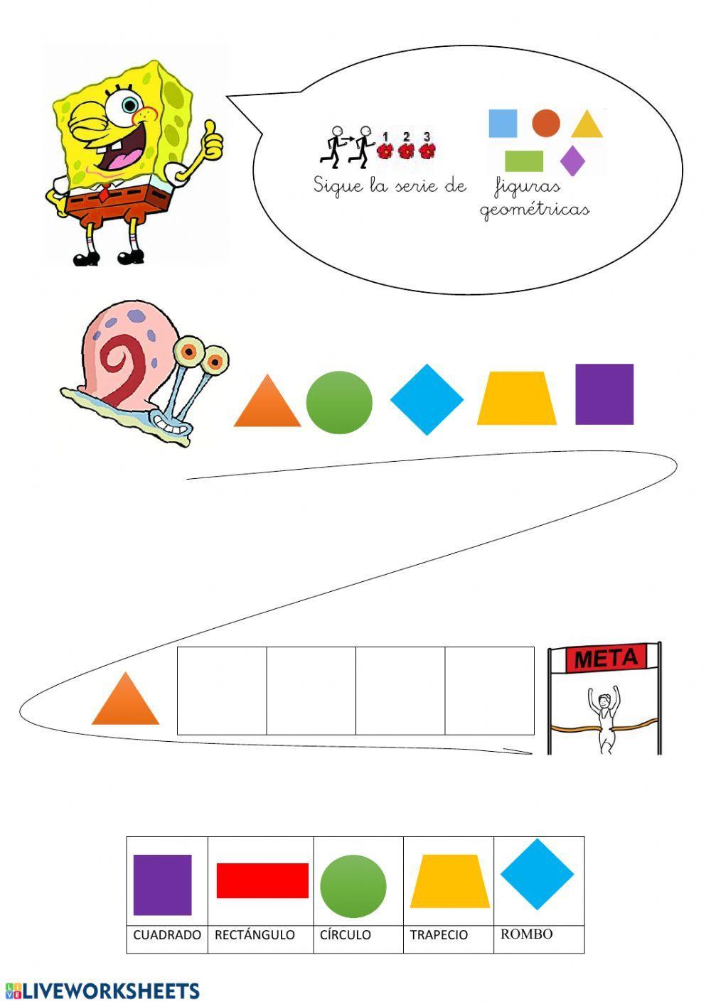 Sigue la serie de figuras geométricas