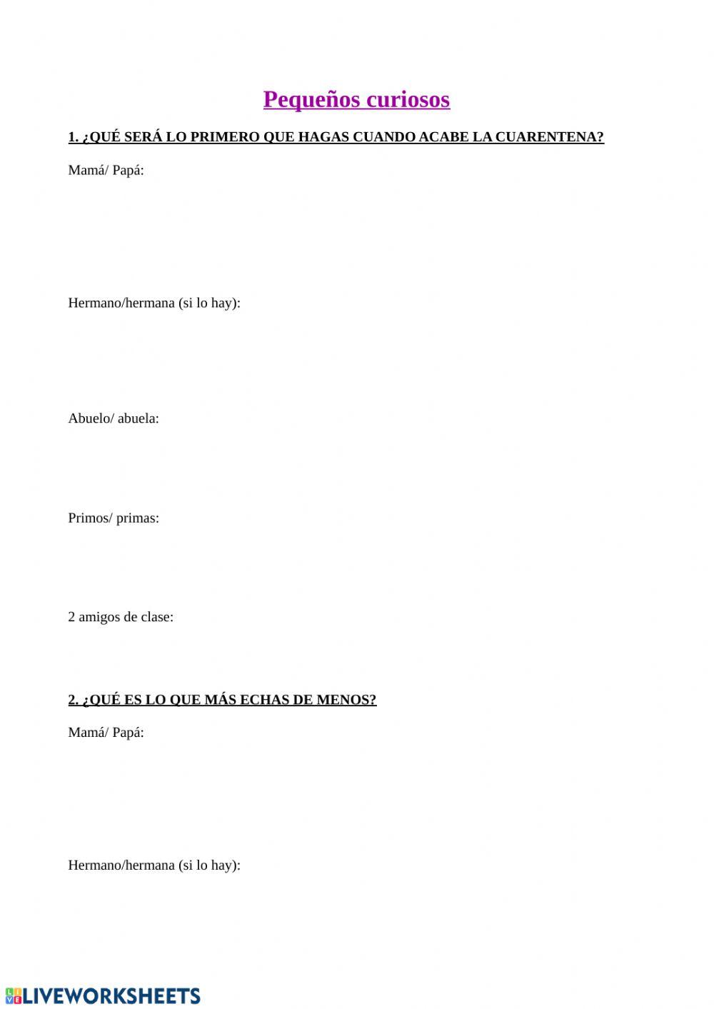 Entrevista en cuarentena