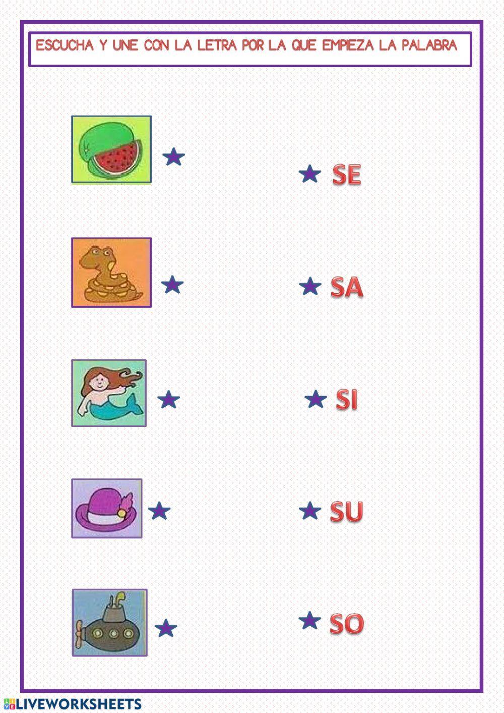 Sílaba inicial. Sílaba inicial.