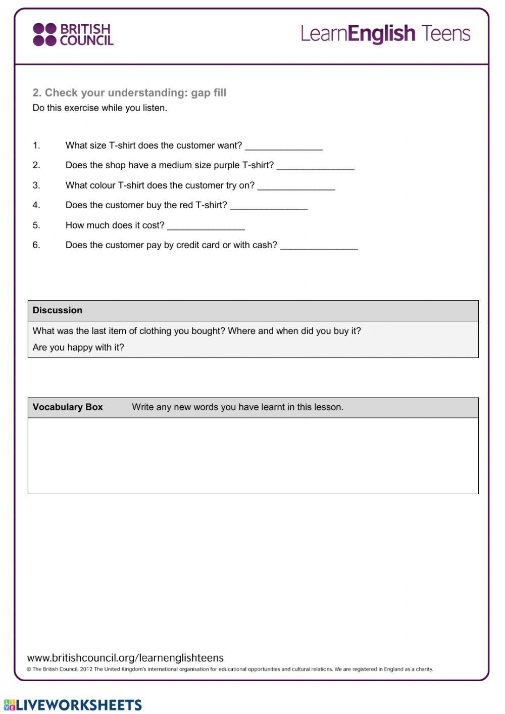 British Council Go Shopping Online Exercise For Live Worksheets british-council-go-shopping-online-exercise-for-live-worksheets