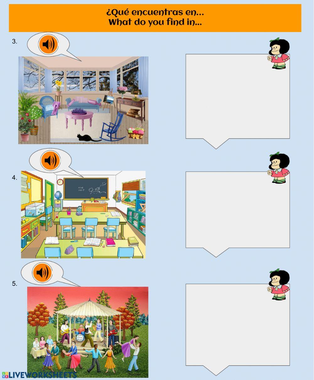 Que encuentras en...