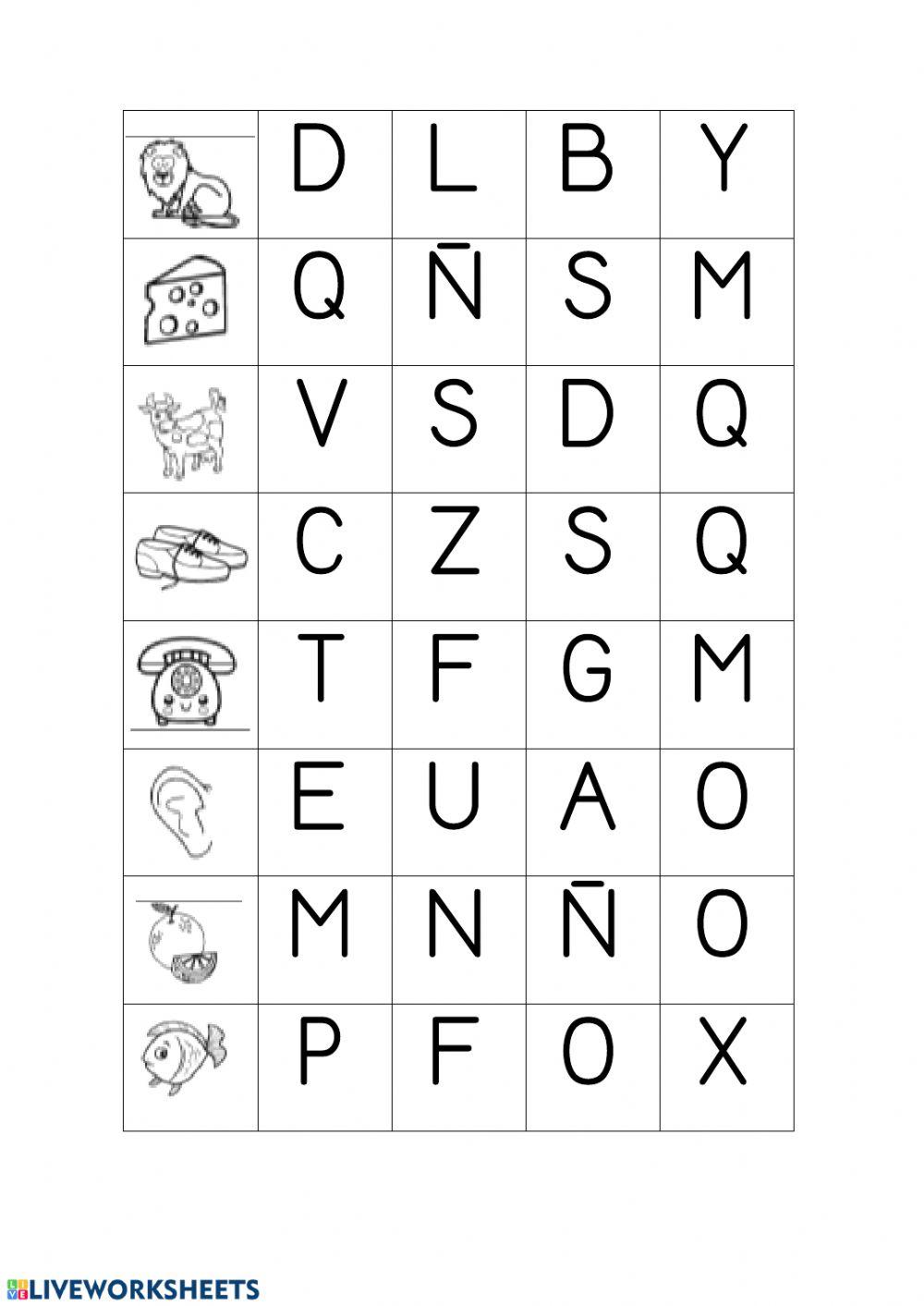 ¿Por qué letra empieza?