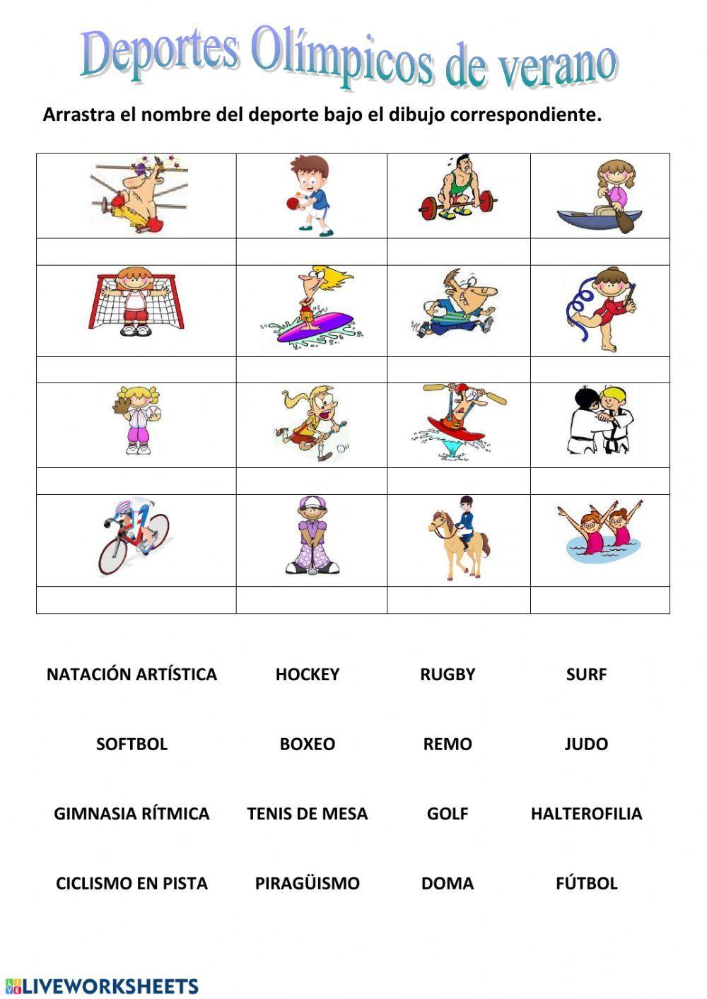 Arrastra los deportes