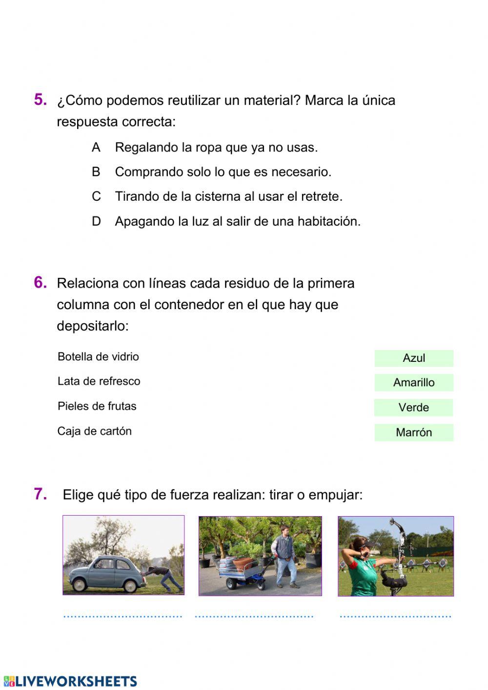 Control Naturales 2º Tema 5