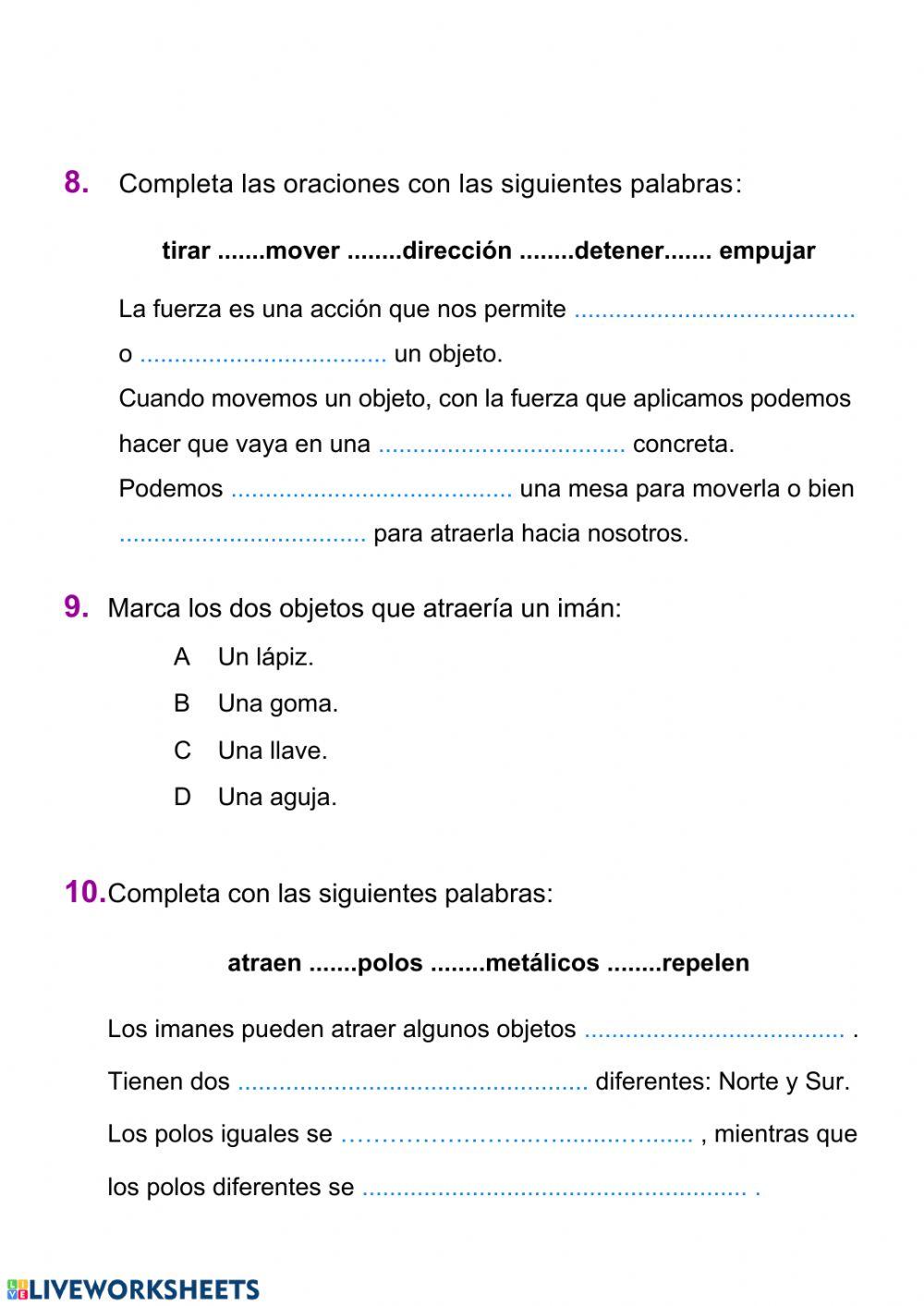 Control Naturales 2º Tema 5