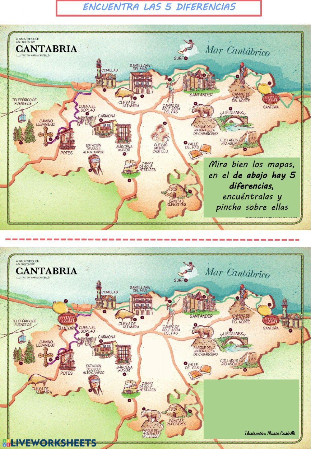 Encuentras las diferencias-Cantabria