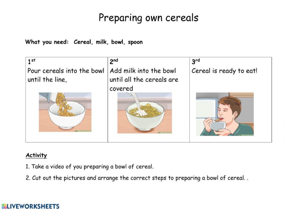 Daily Living Skills exercise Live Worksheets Daily Living Skills exercise Live Worksheets