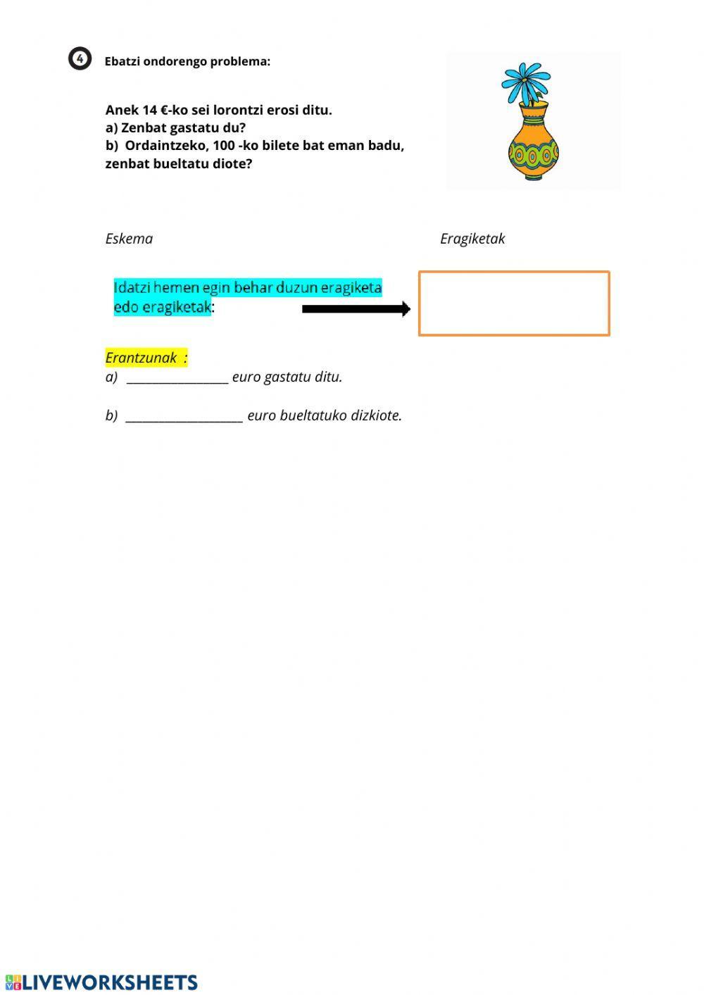 Batuketak eta kenketak Batuketak eta kenketak