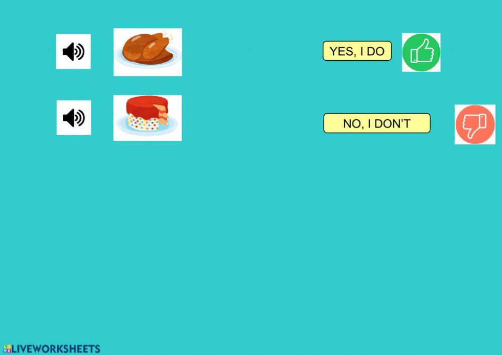 Listening food 3ºInf