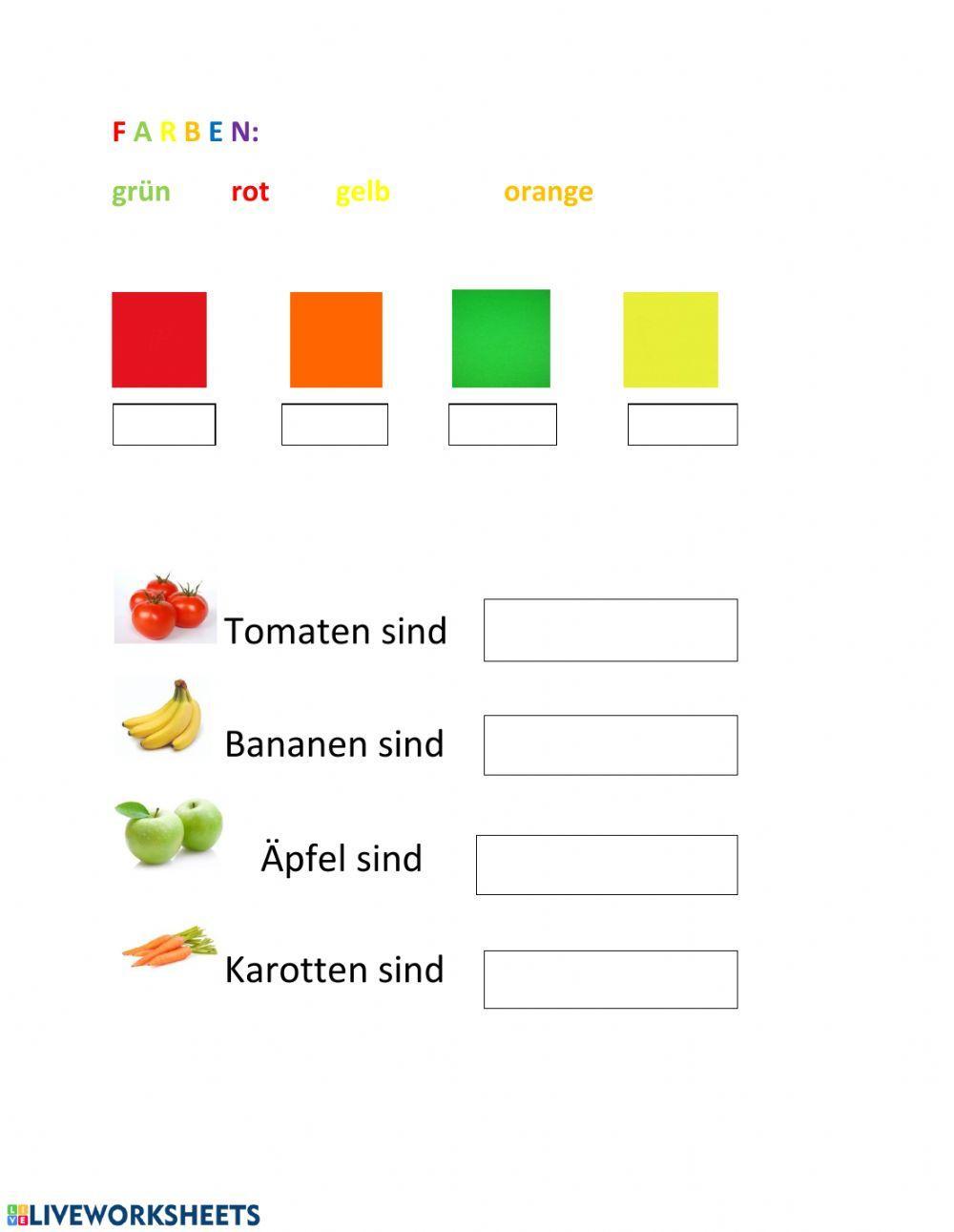 Essen, Farben