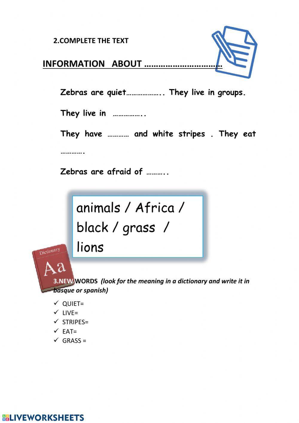 Reading Comprehension 3rd grade (easier)