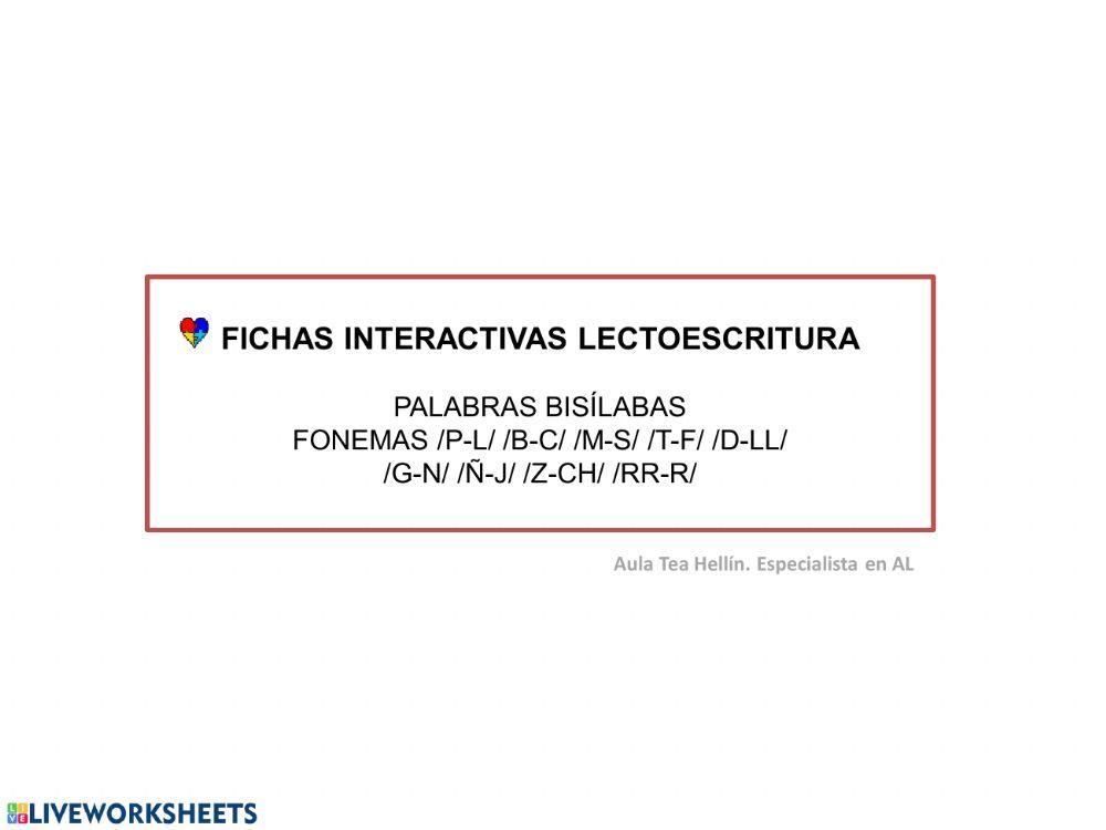 Lectoescritura. rr-r