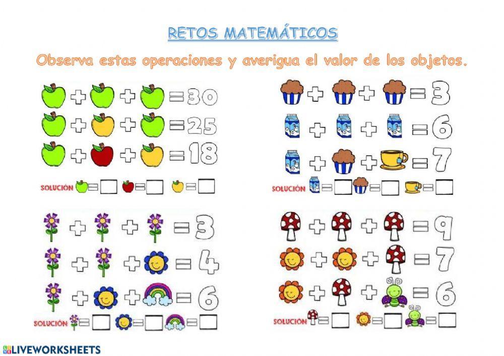 Retos matemáticos