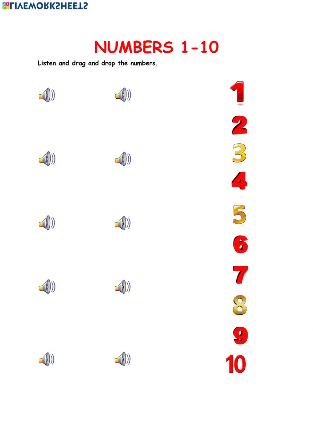 NUMBERS 1-10