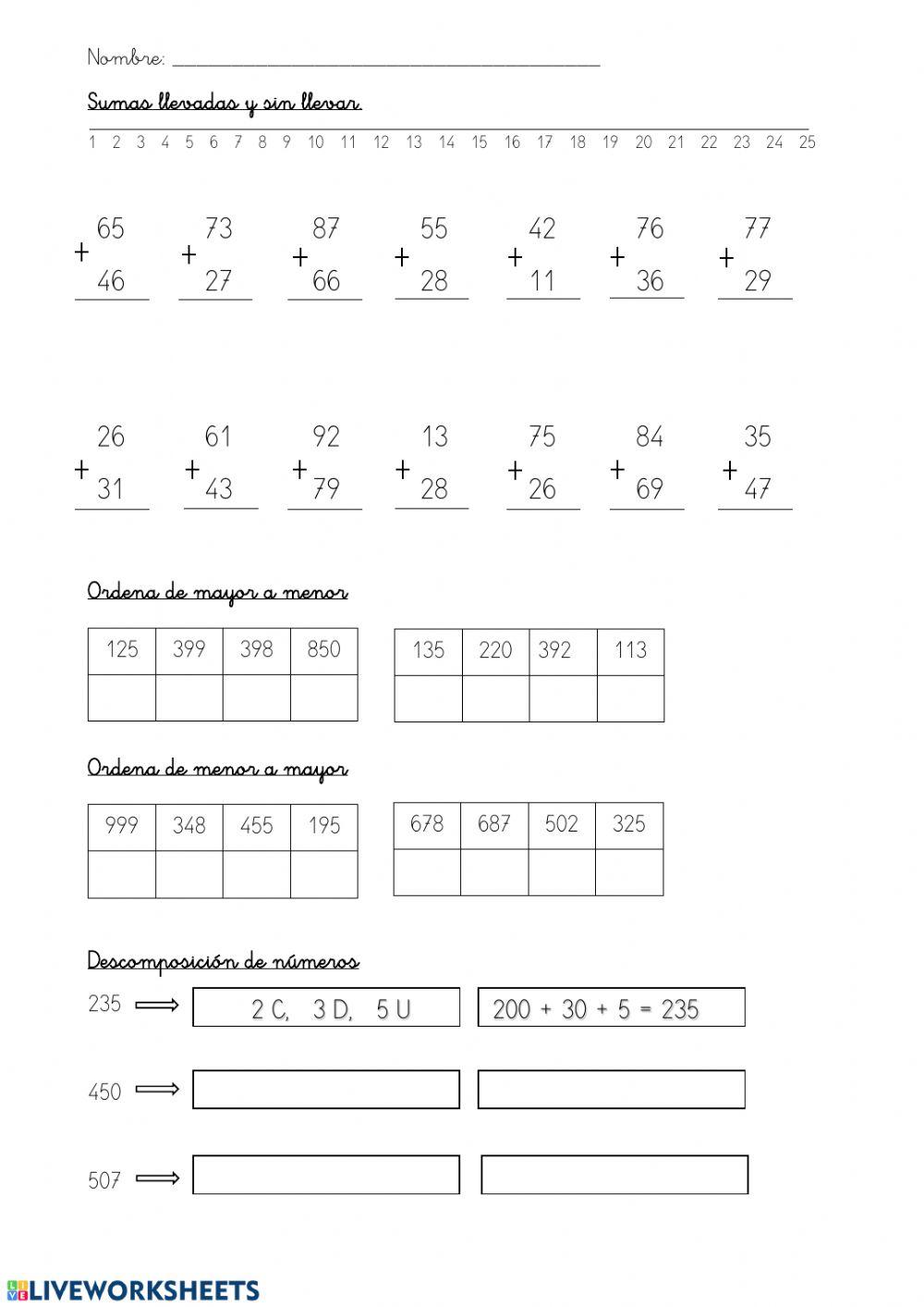 Matemáticas repaso 2