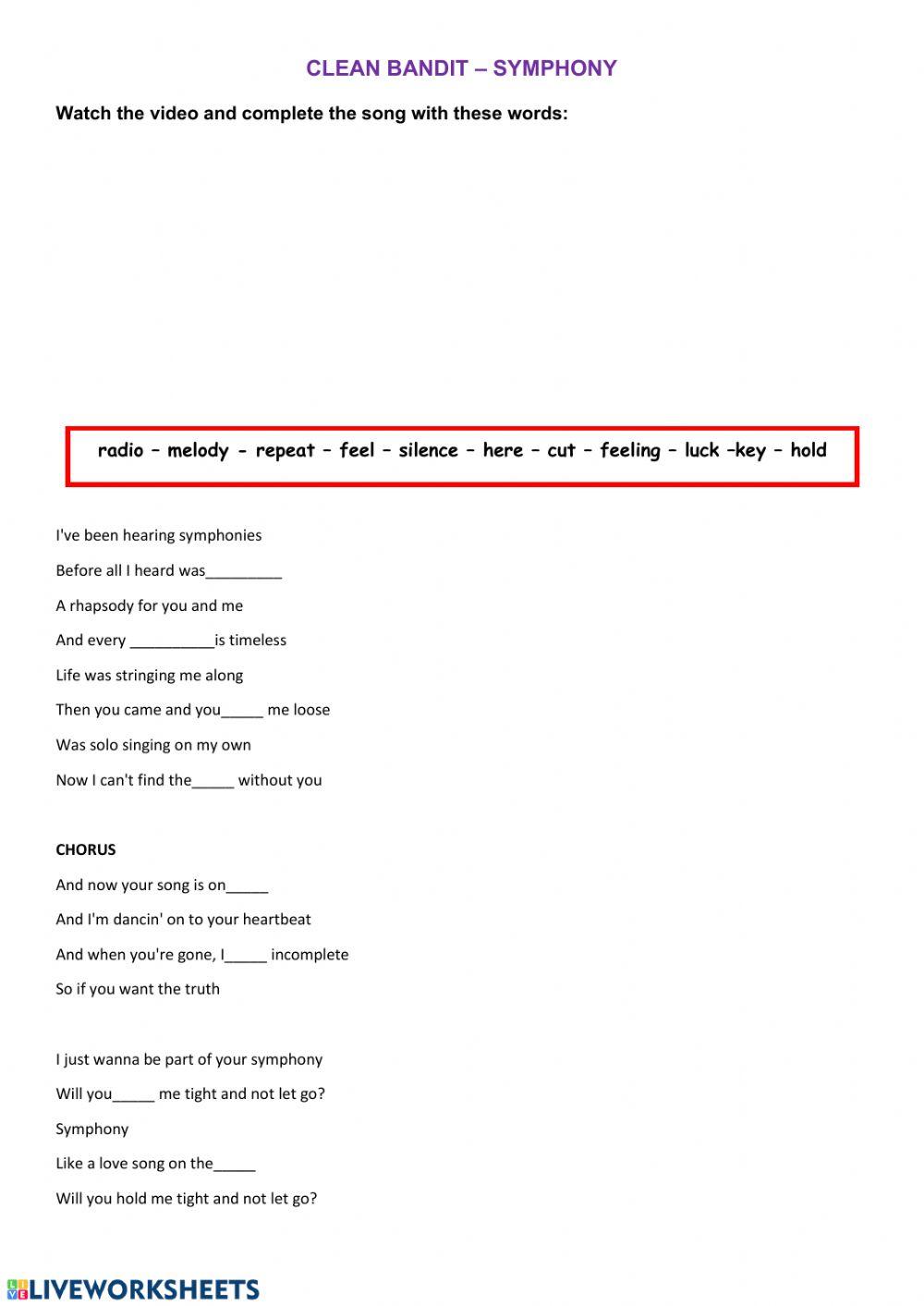 Symphony Clean Bandit