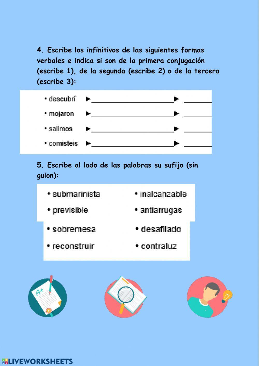 Examen tema 10 lengua