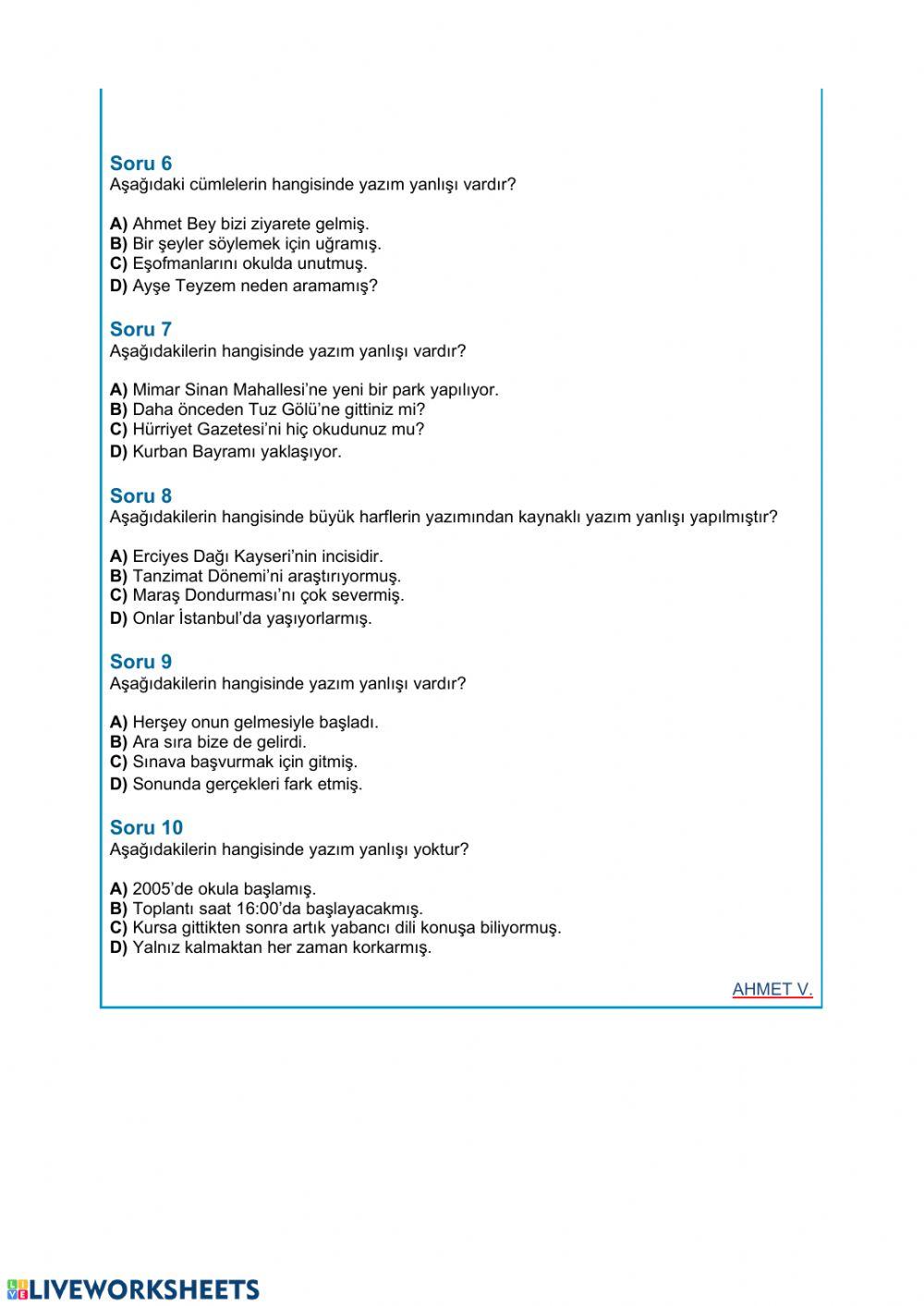 Türkçe yazım kuralları