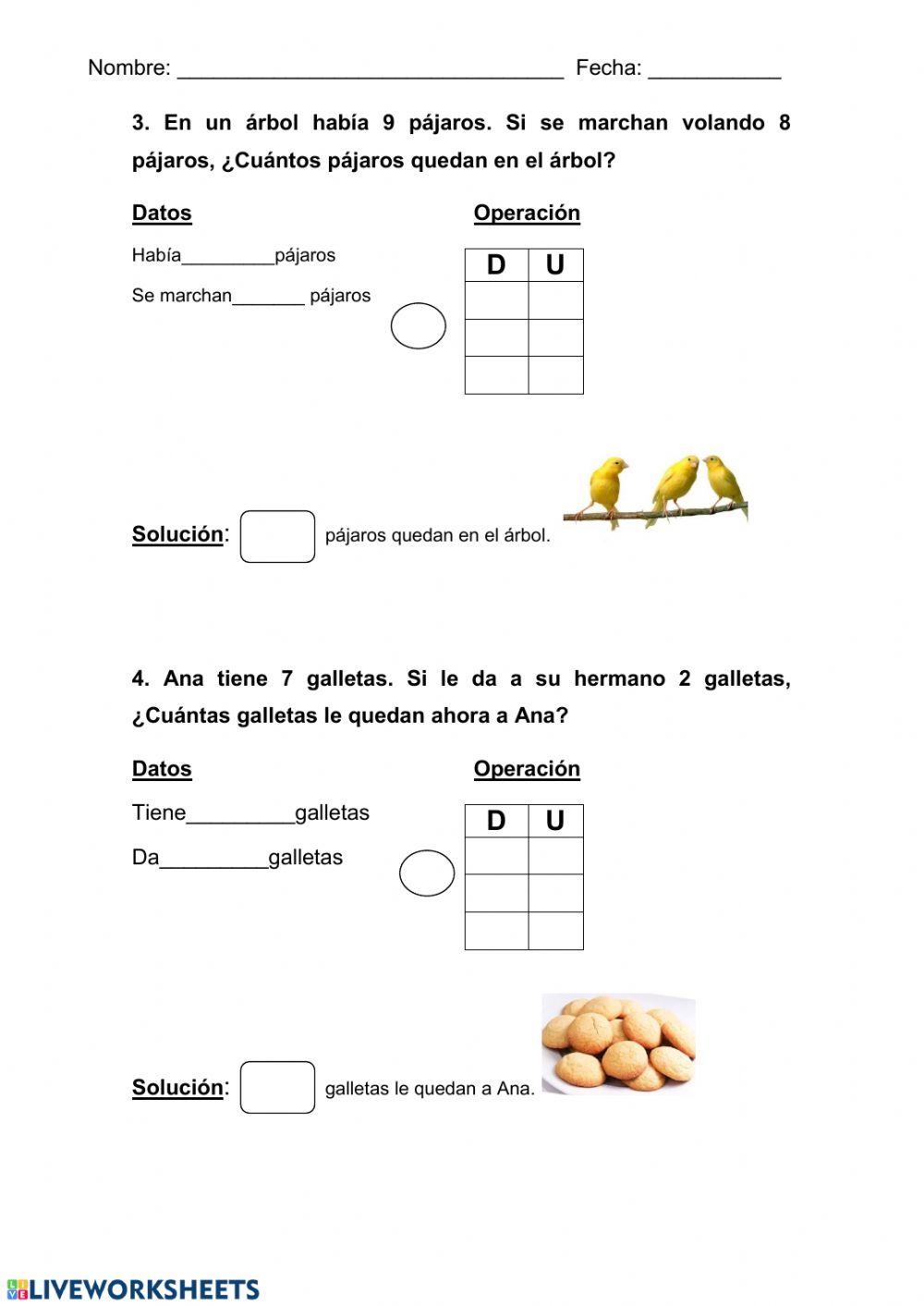 Problemas de matemáticas