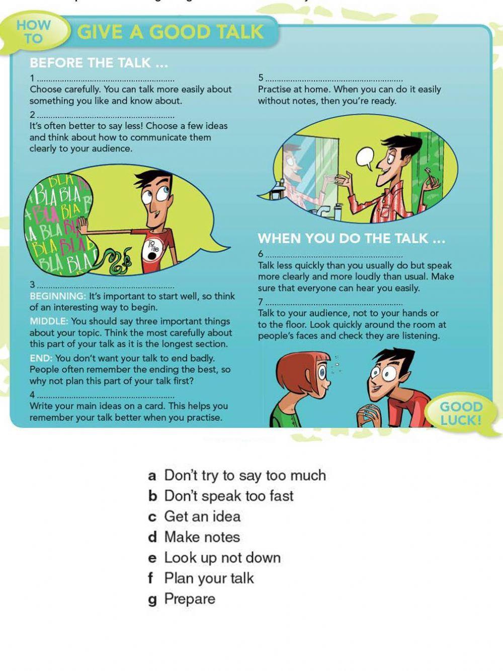 Prepare 3 unit 5 text TALKS