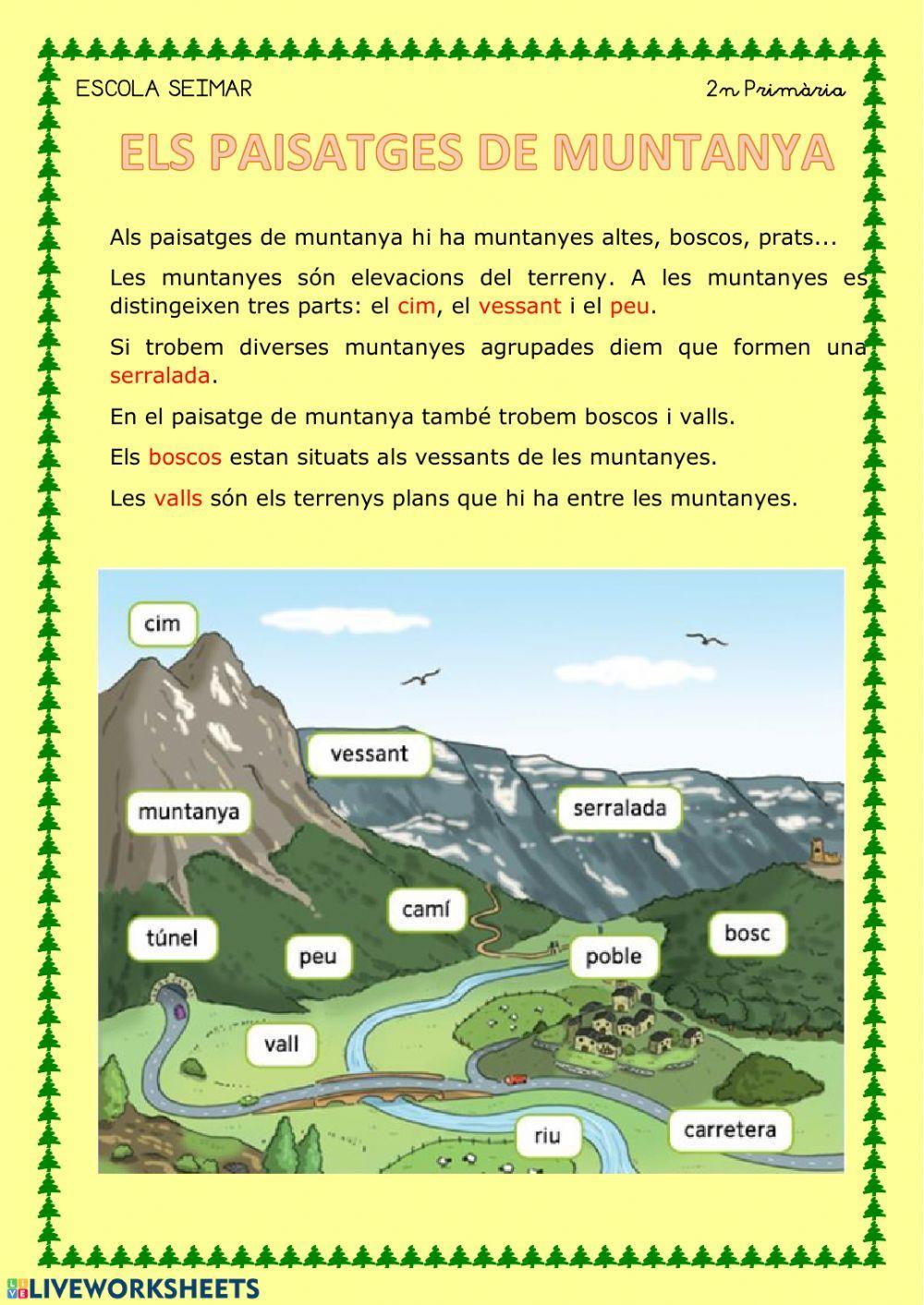 Els paisatges de muntanya