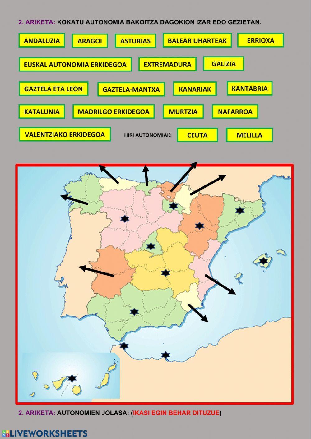 Espainiako autonomiak