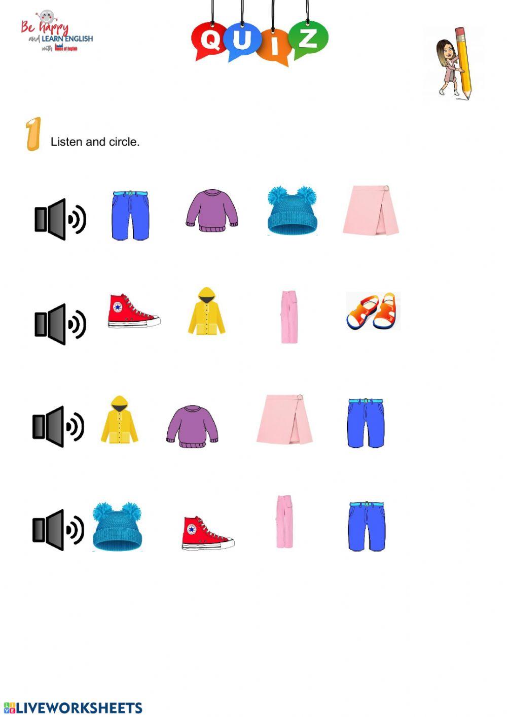 Clothes, community helpers, weather