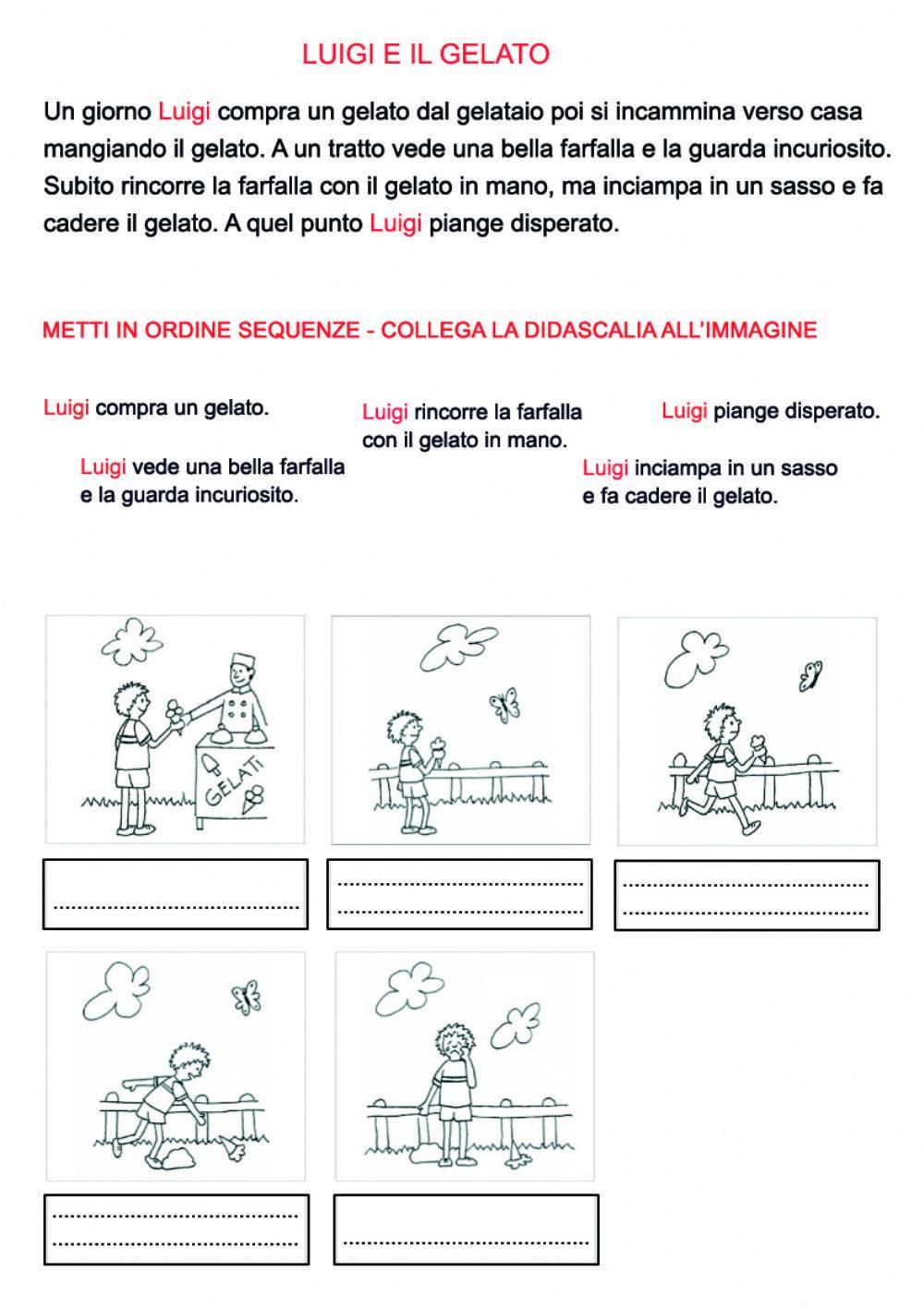Collega le didascalie alle immagini Collega le didascalie alle immagini
