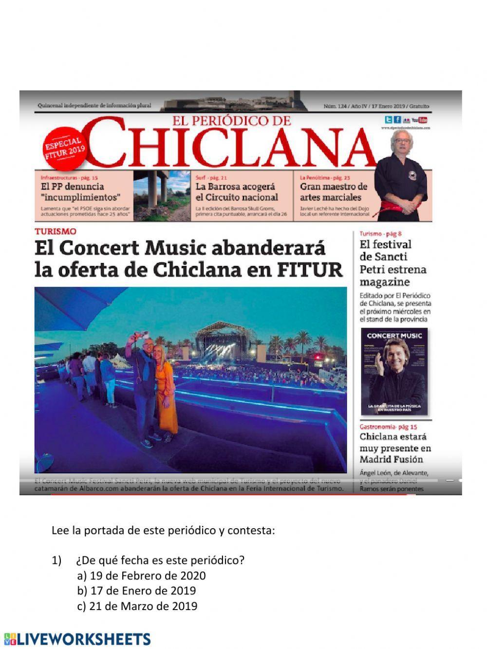 Lectura Comprensiva periódico