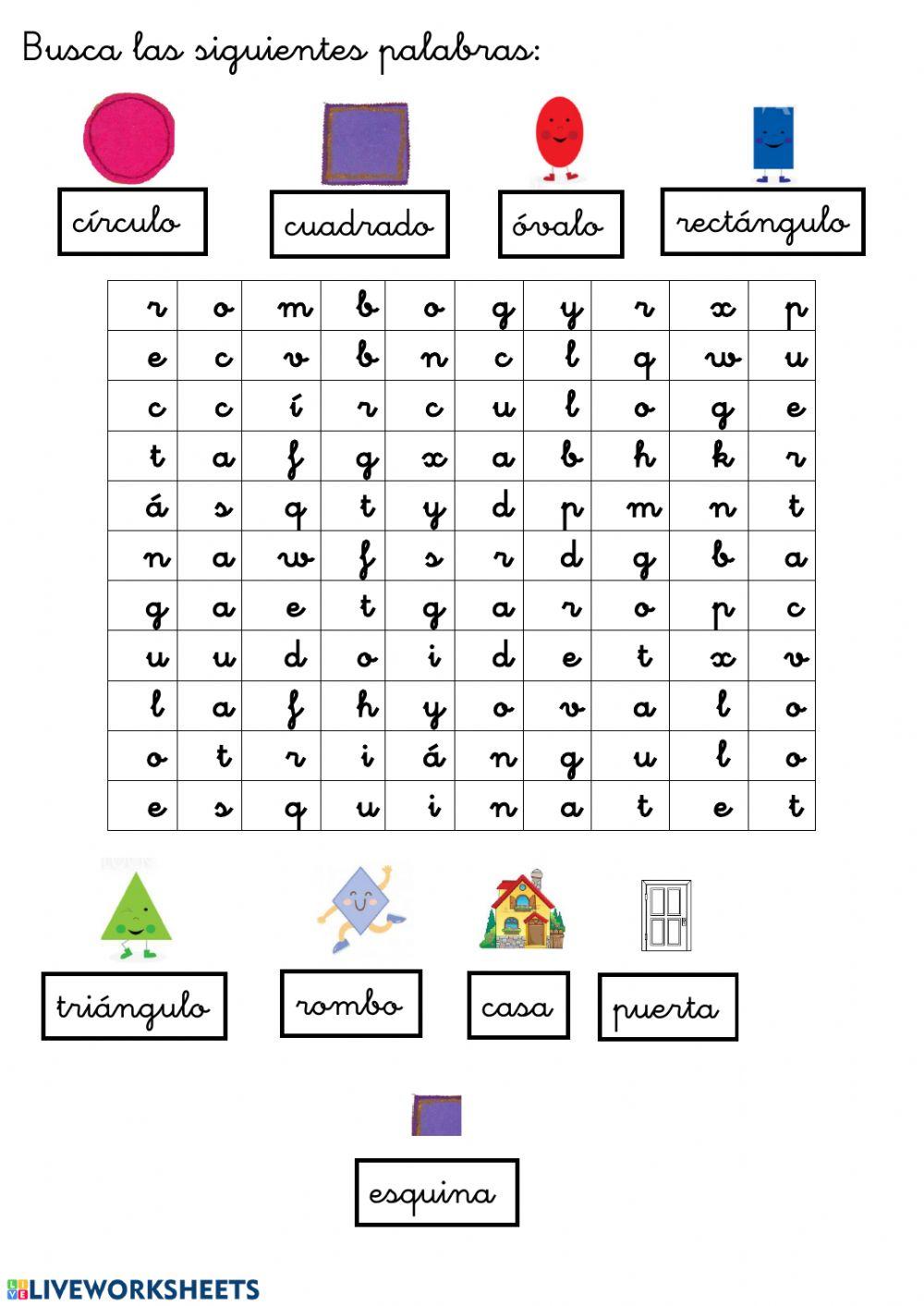 Sopa de letras minúscula