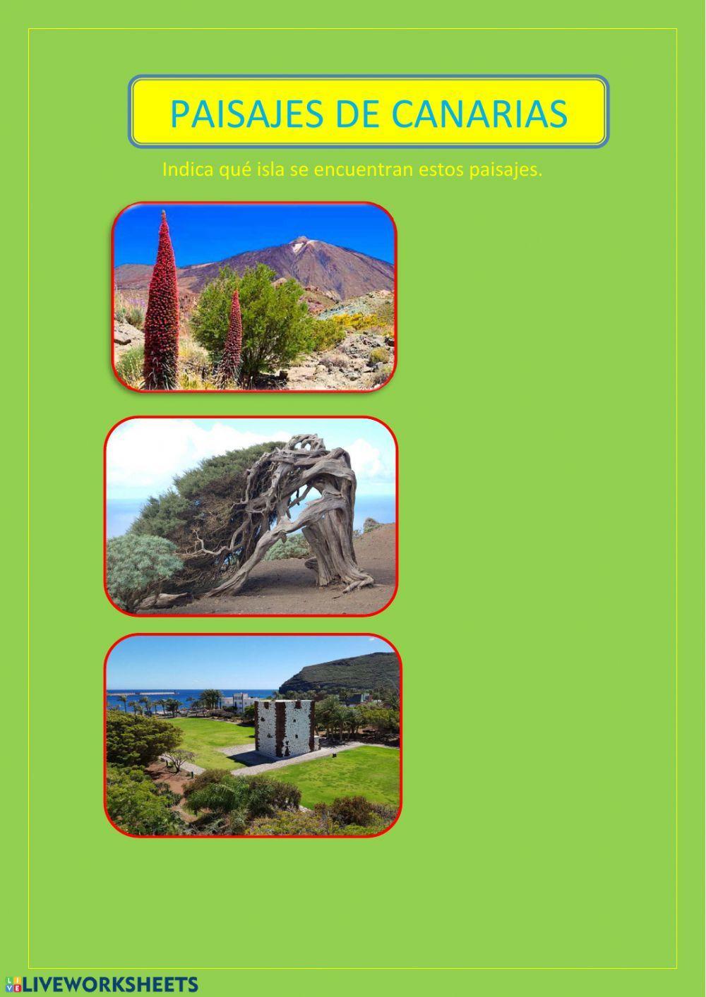 Paisajes de Canarias