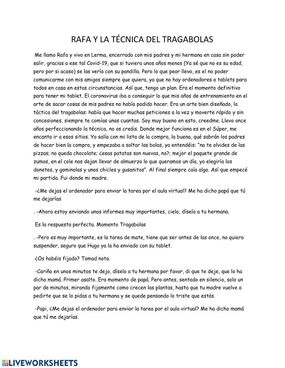 La técnica del tragabolas