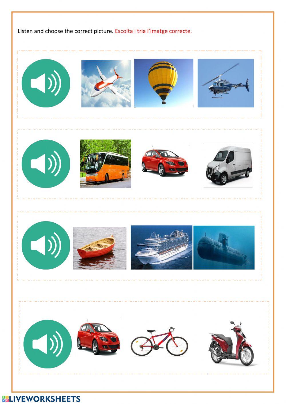 Listening about transports