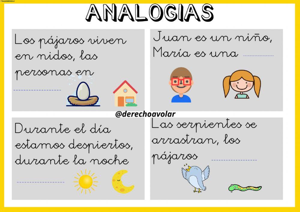 Analogías Analogías