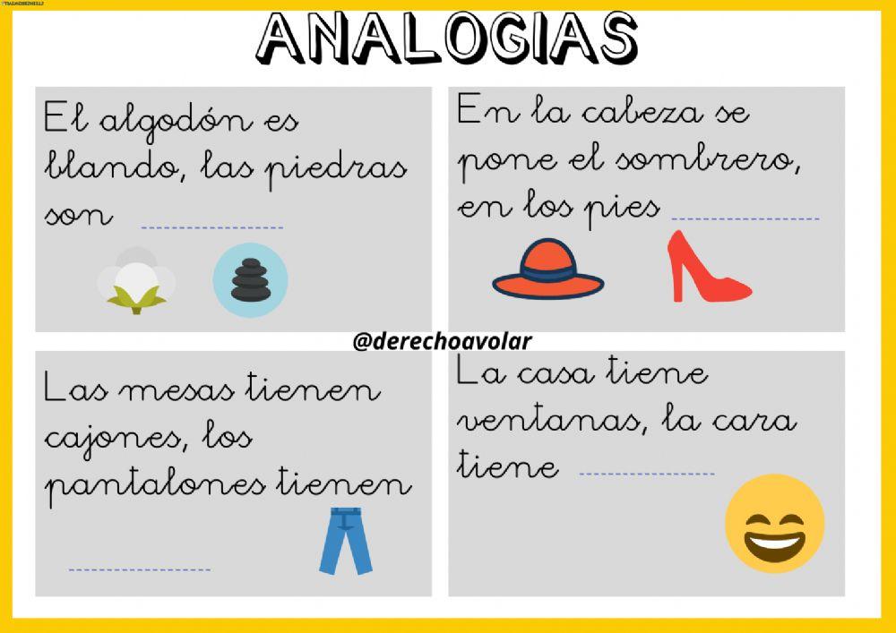 Analogías Analogías