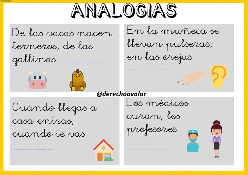 Analogías Analogías