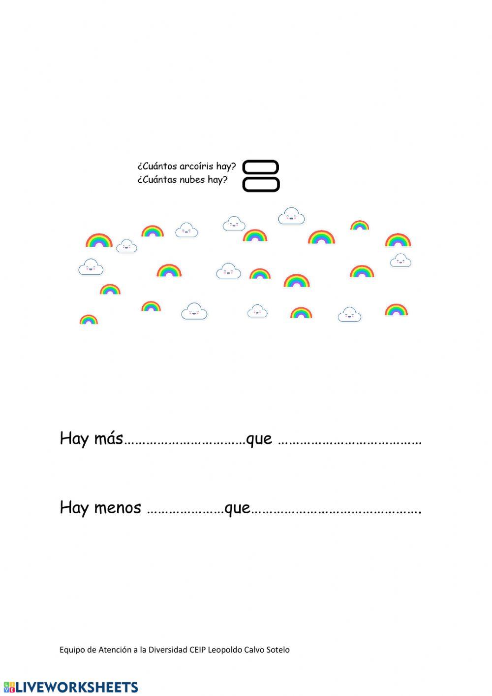 Contar y comparar cantidades