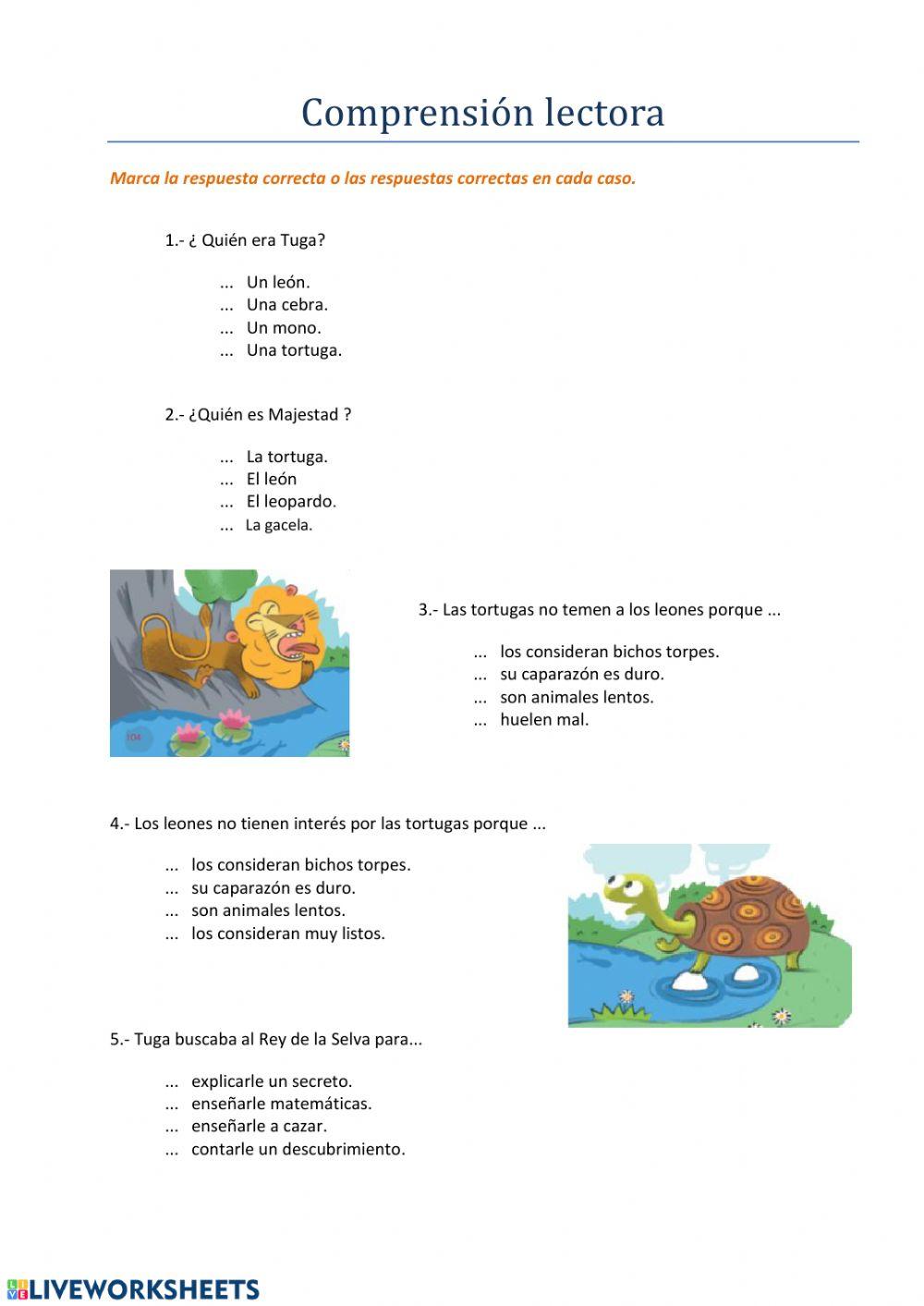 Comprensión lectora