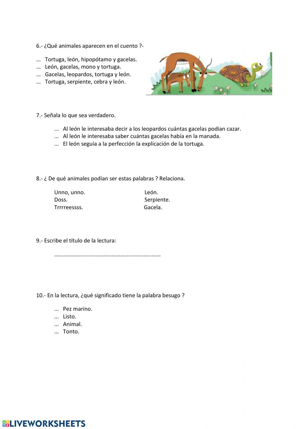 Comprensión lectora