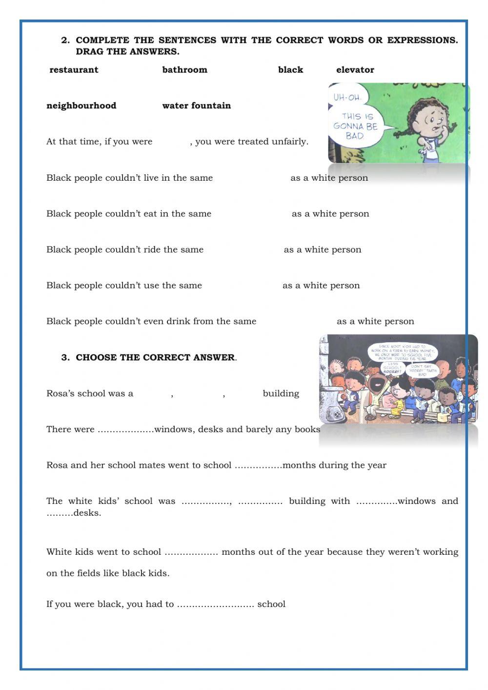 Rosa Parks - Unit 5 - Biographies