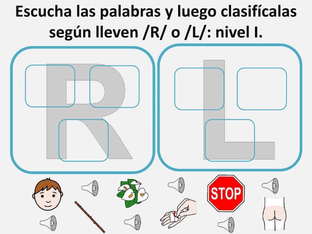 Discriminación auditiva R-L