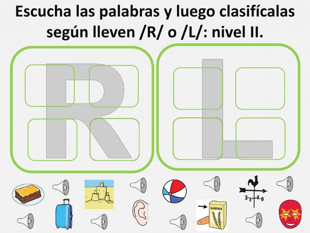 Discriminación auditiva R-L