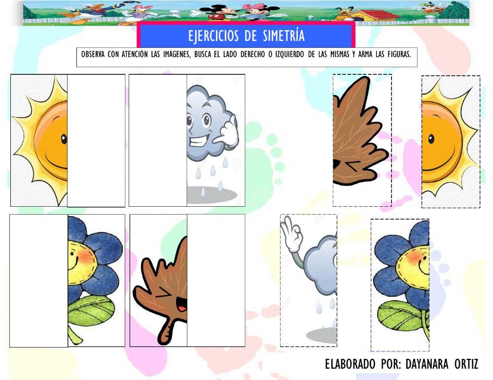 Ejercicios de simetría